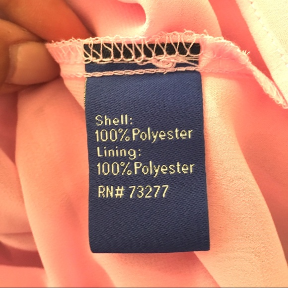 LAST ONE! w/TAG Layered CHIFFON TANK Pink - Picture 6 of 7